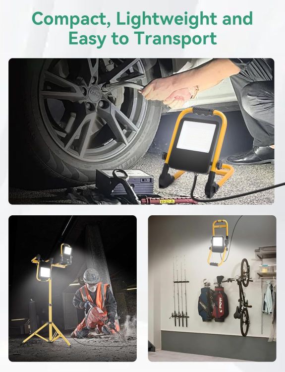 Picture of 50W LED Work Light 4500LM IP65 Folding Floodlight 240V