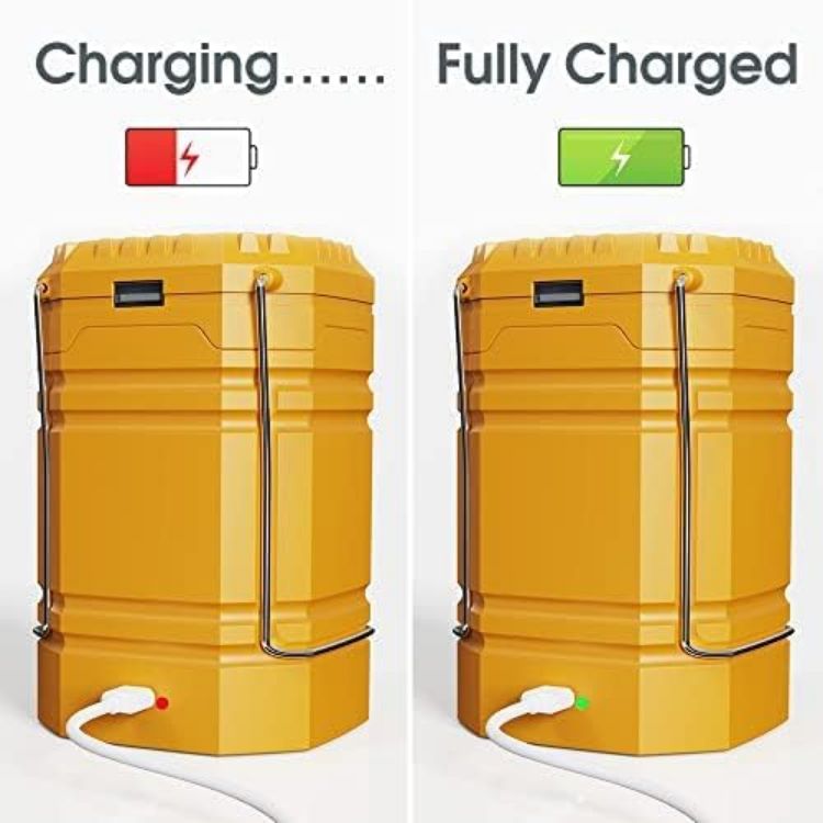 Picture of Solar Hand Crank LED Camping Lantern Emergency USB Charger