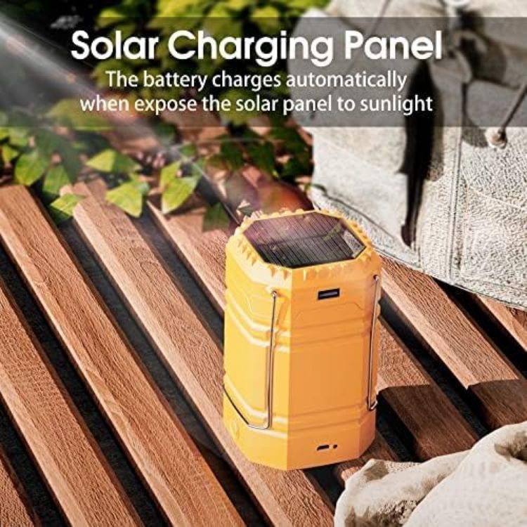 Picture of Solar Hand Crank LED Camping Lantern Emergency USB Charger