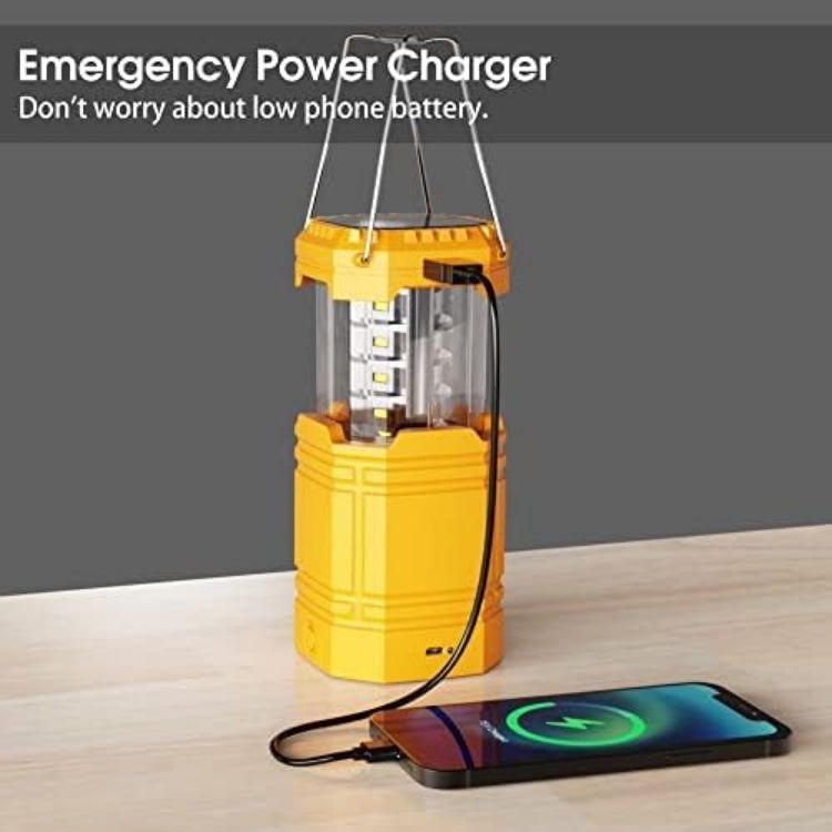 Picture of Solar Hand Crank LED Camping Lantern Emergency USB Charger