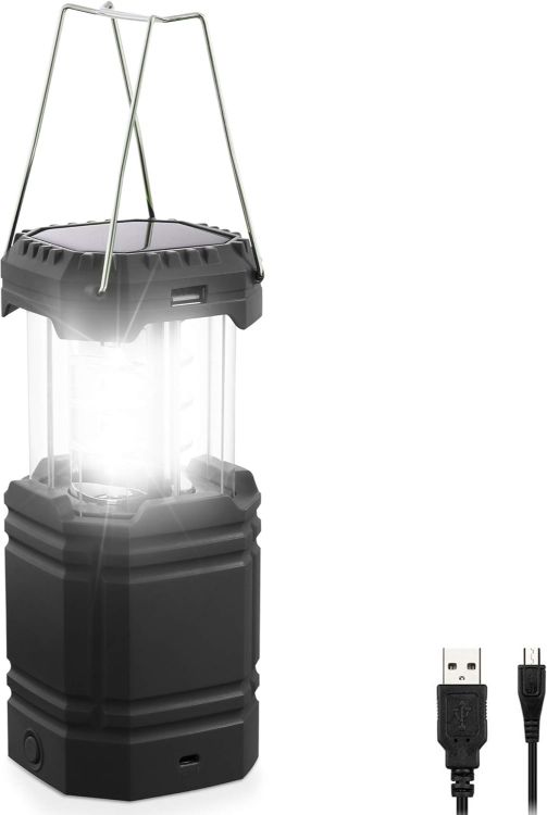 Picture of Rechargeable Camping Lantern Solar Hand Crank USB Tent Light