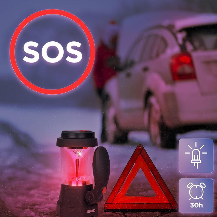Picture of 5W Wind Up Camping Lantern Rechargeable Emergency LED Light