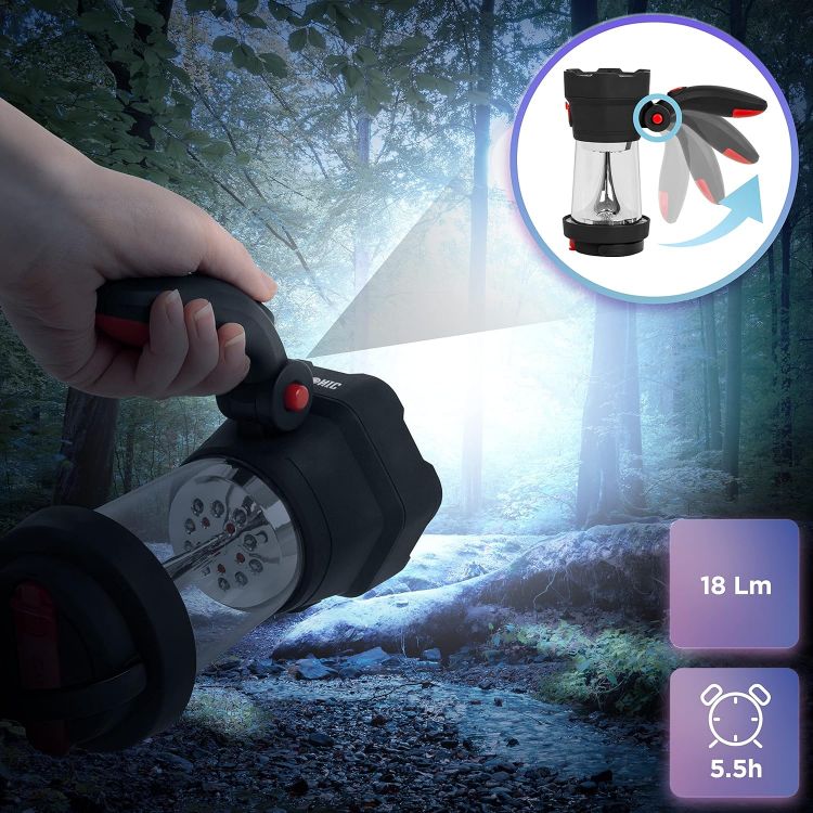 Picture of 5W Wind Up Camping Lantern Rechargeable Emergency LED Light