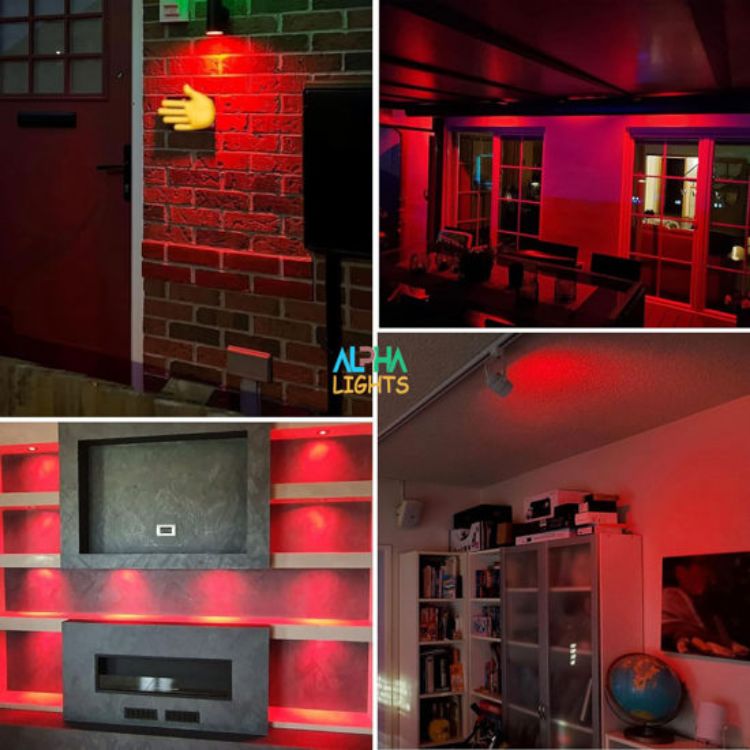 Picture of  5W GU10 Red LED Light Bulb for Decorative and Accent Lighting