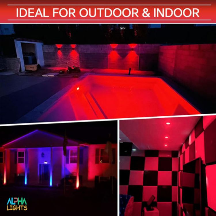 Picture of  5W GU10 Red LED Light Bulb for Decorative and Accent Lighting