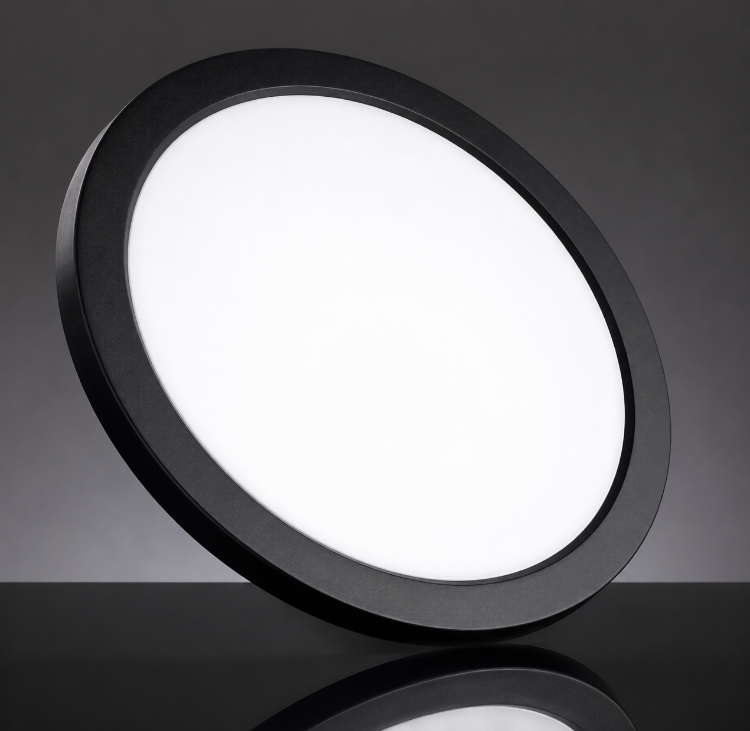 Picture of Clearance Sale- 38W Black Round LED Panel Light SQ 6000K Cool White 400mm