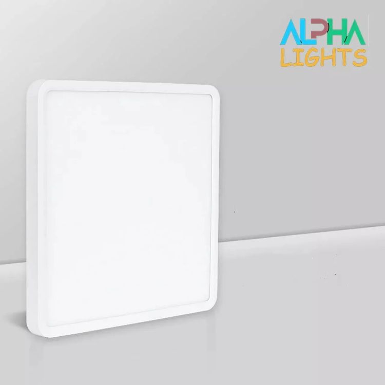 Picture of 18W Ultra-Slim Square LED Ceiling Light – 6500K Cool Daylight White, Waterproof (IP44),  Flush Mount Ceiling Light For Bathroom, Kitchen, Living Room & Hallway 