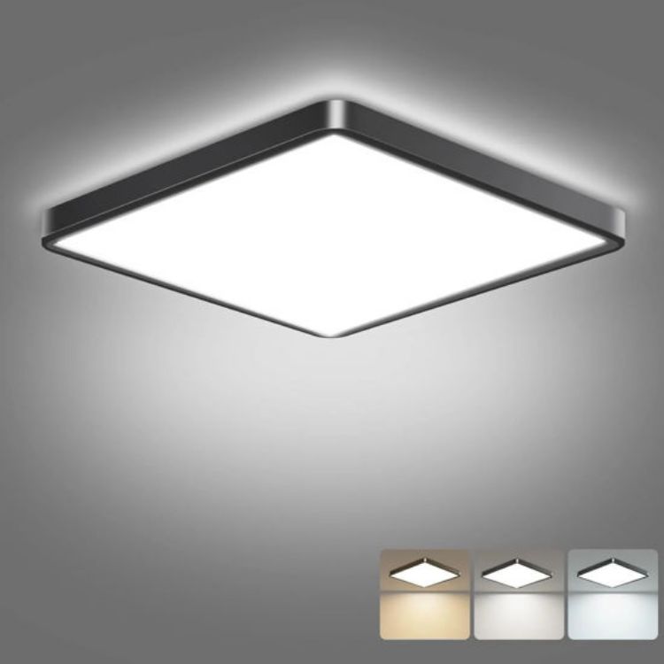 Picture of 28W LED Square Ceiling Light – Ultra Bright 3 CCT (3000K/4500K/6000K) IP20 Flush Mount Panel Light for Home & Office
