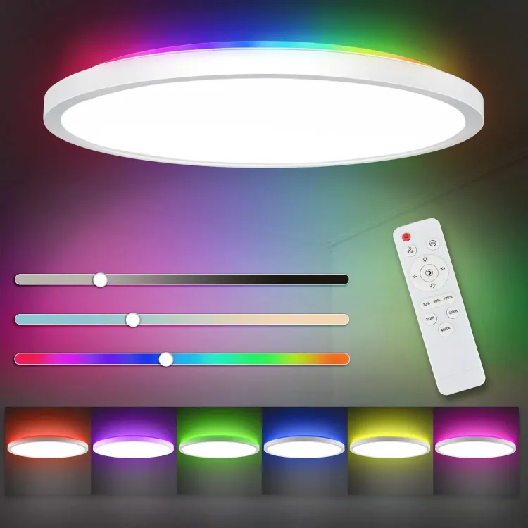 Picture of 28W LED Square Ceiling Light – Ultra Bright 3 CCT (3000K/4500K/6000K) IP20 Flush Mount Panel Light for Home & Office