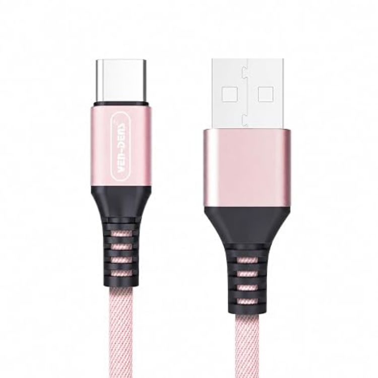 Picture of 3A Charger Cable For Moto G54/G53/G84/G23/G14/G34/G22/G60s/G60/G50/G50 5G/E20/G10/G20/G30/G10 Power Charging Cable [1.5 M] High Speed Charging Charger Cable Fast Charge Nylon Braided Cable (BLACK)