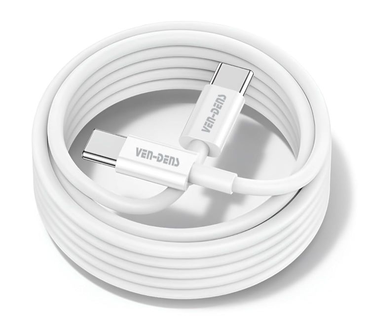 Picture of Charger Cable For Google Pixel 10A/10/10 Pro/10 Pro XL/9A 9 9 Pro XL 9 Pro Fold/8A 8 8 Pro/Pixel 7A 6A/ Pixel 6 6 Pro/Pixel 7 7 Pro, (1M) (60W) Fast Charge USB C To Type C Charging Cable (WHITE)