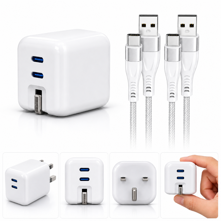 Picture of 3A Charger Cable For Moto G54/G53/G84/G23/G14/G34/G22/G60s/G60/G50/G50 5G/E20/G10/G20/G30/G10 Power Charging Cable [1.5 M] High Speed Charging Charger Cable Fast Charge Nylon Braided Cable (BLACK)