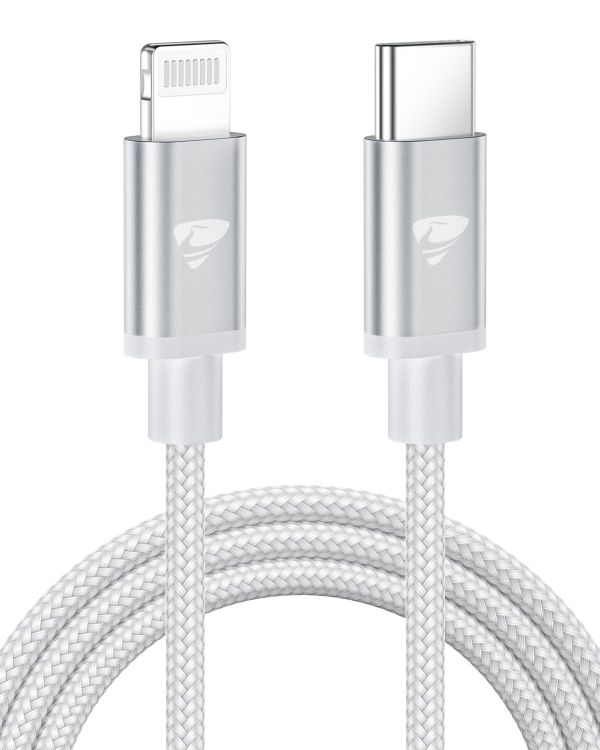 Picture of USB C to Lightning Cable 1M [Apple MFi Certified] iPhone Fast Charger Cable USB-C to Lightning Charging Cord for iPhone 13/11/12 PRO Max/12 Mini/11/11PRO/X/Max/XR/XS/8/8Plus/iPad, Grey