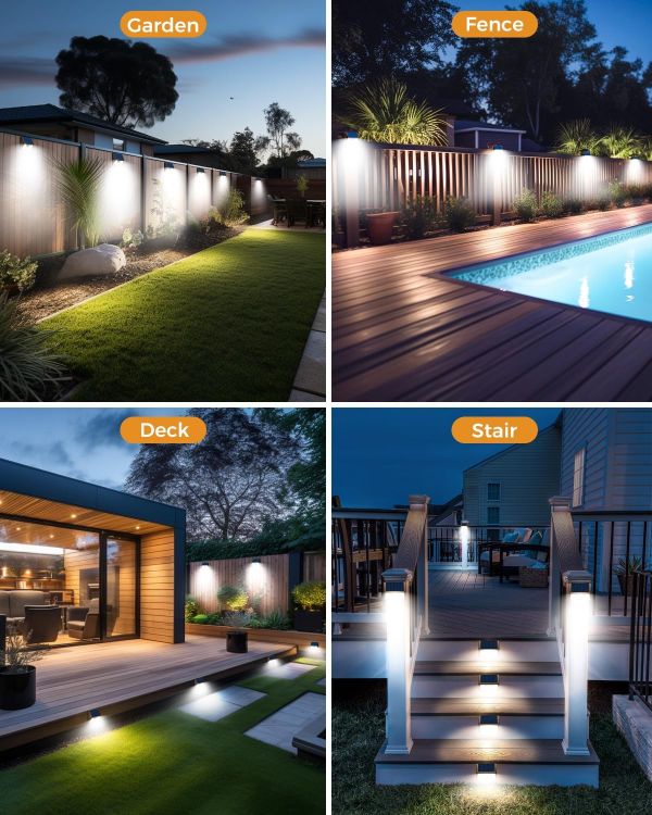 Picture of Solar Lights Outdoor Motion Sensor- Led Security Light IP65 Waterproof, 3 Lighting Modes, Super Bright Pir Flood Lights for Wall Garden Fence Yard Driveway Path - Brown