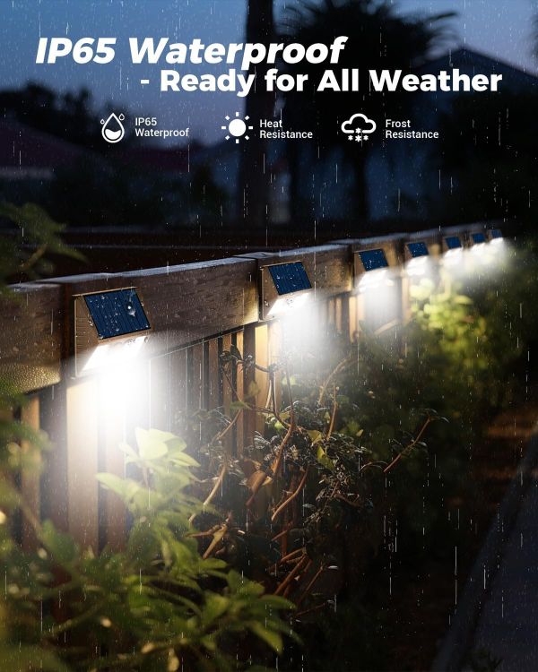 Picture of Solar Lights Outdoor Motion Sensor- Led Security Light IP65 Waterproof, 3 Lighting Modes, Super Bright Pir Flood Lights for Wall Garden Fence Yard Driveway Path - Brown