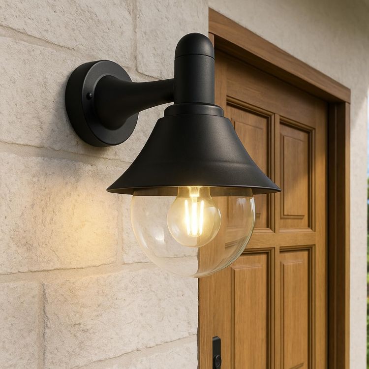 Picture of CGC Lighting Coach Lantern Outdoor Outside Wall Light Garden Porch Patio Garden Traditional Conservatory Door Shed Vintage Retro