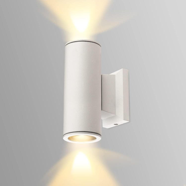 Picture of Aigostar Outdoor Wall Lights Mains Powered, IP65 Up Down Outside Lights Exterior Wall Sconce, Aluminum Indoor Wall Lights Max 35W GU10 Wall Light for Front Door, Garage, Porch, Garden, Balcony, Patio