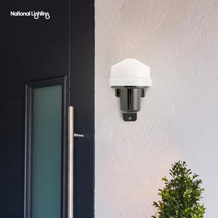 Picture of Electronic Dusk To Dawn Photocell Sensor Outdoor Weatherproof Light Switch IP44 Rated