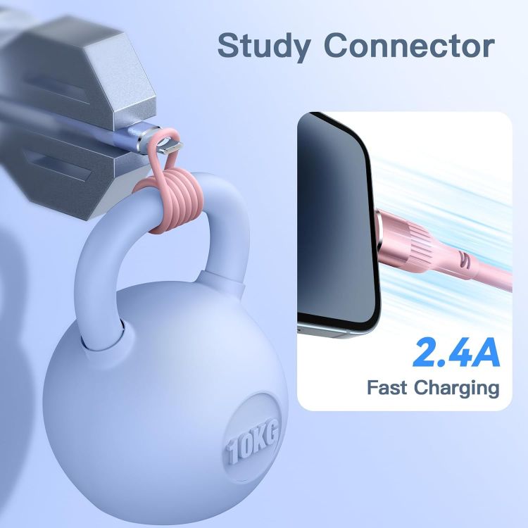 Picture of USB to USB C Cable【3PACK 3FT】 Type C Charger Cable Fast Charging, iPhone Charger USB C for iPhone 17/16/15 Pro Samsung Galaxy S24/S23/S22/S21Huawei P9 Pixel 7/6 iPad Switch PS5 etc.