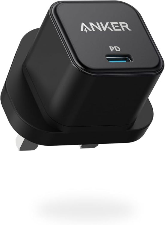 Picture of USB C Plug, Anker 20W USB C Charger, Fast Charging PowerPort III Cube Charger, Compatible with iPhone 17/16/16 Plus/16 Pro/16 Pro Max, 15/14/13/12 Series, Galaxy, iPad (Cable Not Included)