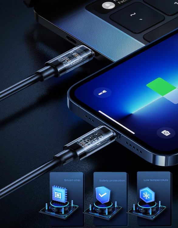 Picture of Samsung Fast Charger Plug and Cable 2Pack, Super Fast Charging for Samsung Galaxy S26 S25 S24 S23 S22 S21 S20 A17 A16 A32 A33 A34 A35 A36 A52 A53 A54 A55 A56 A25 A26, Type C Lead 1M and Plug USB C PD