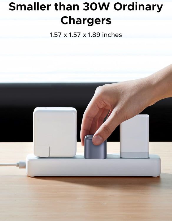 Picture of UGREEN USB C Charger PD 35W USB C Plug Nexode 2-Port Compact Fast Charger Plug Foldable GaN Charger Compatible with iPhone 17/16/15/14/13/12, Galaxy S10-S25 Series, Pixel 9/8/7/6