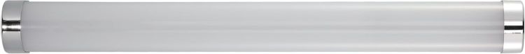 Picture of Eglo LED Bathroom wall Light Tragacete 1, Vanity Mirror lamp with Switch | over cabinet lighting made of plastic and metal in silver, white and chrome, neutral white, IP44, 18 inches