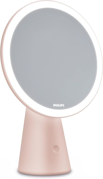 Picture of PHILIPS LED Mirror Desk Lamp [Cool to Warm White 3000-5000K - White] 4.5W Charge with USB. for Make Up and Beauty Lighting