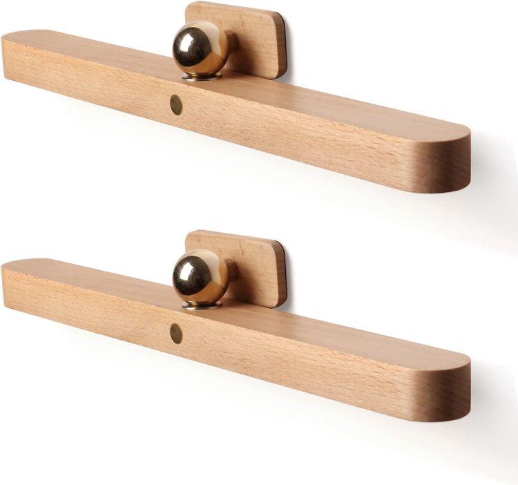 Picture of Wood Vanity Light Bar with Magnetic Mount for Mirrors,Bathroom (2-Pack) 