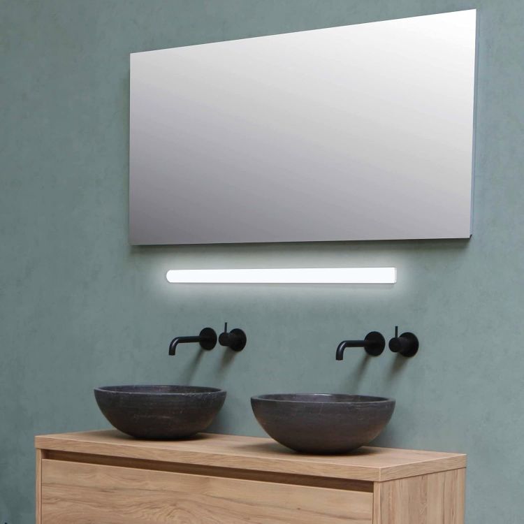 Picture of LED Bathroom Wall Lamp Above Mirror Light 8W, White Under Kitchen Cabinet Lights 513MM, with Replaceable S14S 700Lm LED Tube Light Bulb, Make-up Mirror Light Neutral White Lighting 4000K Not Dimmable