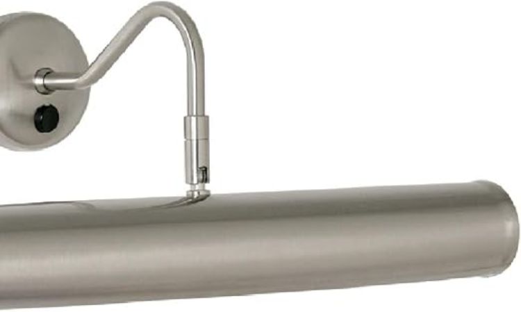 Picture of Britalia Antique Chrome Vintage Retro Picture & Mirror Light | Adjustable Head | 390mm Width | Rocker Switch Operation | 2 x SES E14 Lamps Required (Not Included)