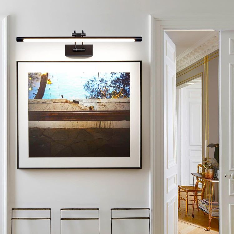 Picture of MantoLite LED Bathroom Over Mirror Light 3CCT 60CM Long Vanity Wall Light Dimmable Black Cabinet Picture Lights for Wall Ajustable Black Indoor Lighting Wall Sconce Hotel Bedside 15W Reading Lamps