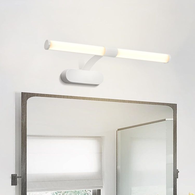 Picture of Aigostar 8W Bathroom Vanity Lighting Fixtures 950LM 60CM 4000K | IP44 Waterproof Bathroom Mirror Wall Light, Cabinet Picture Wall Light for Bedroom, LED Makeup Shaver Lamp