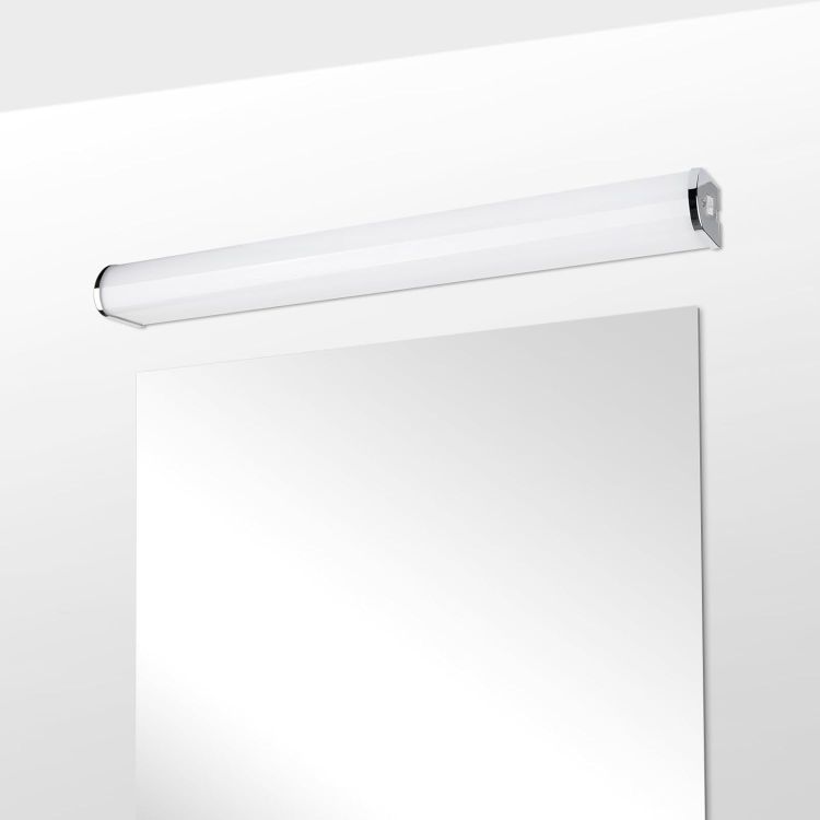 Picture of 15W LED Bathroom Wall Light Above Mirror, Vanity Cabinet Wall Lamp with Pull Cord Switch, Waterproof IP44 Length 60CM Lighting Range 1300LM Warm White 3000K