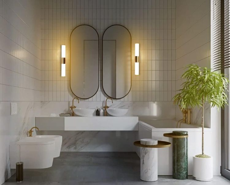 Picture of LED Wall Light,Modern Bath Mirro Lamp,Bathromm Vanity Light,8W,40cm,Cool White 