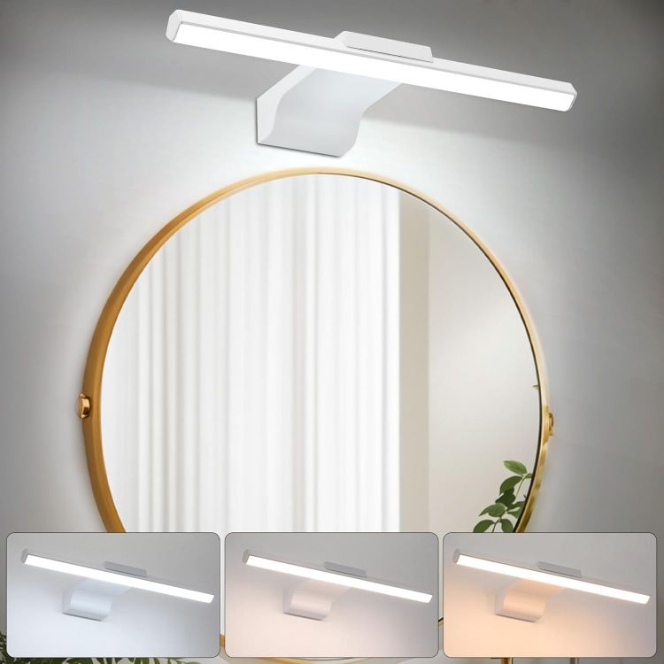 Picture of ENCOFT 40cm Bathroom Mirror Light with Switch IP44 Rated 3 Colour Temperature Picture Wall Light 8W Over Mirror Bathroom Lights for Vanity Bedroom Living Room 