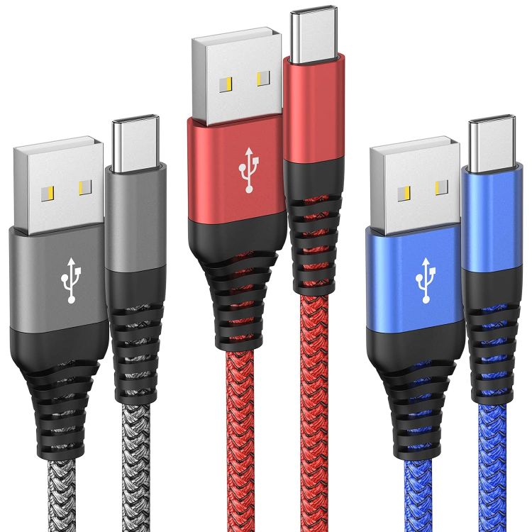 Picture of USB C Charger Cable,3Pack 1M Type C Charger Fast Charging USB to USB C Cable Compatible with iPhone 15,Samsung Galaxy S23/S22/S21/S20,Note 10/9/8,Huawei,HTC,LG,Moto,Google Pixel,Etc
