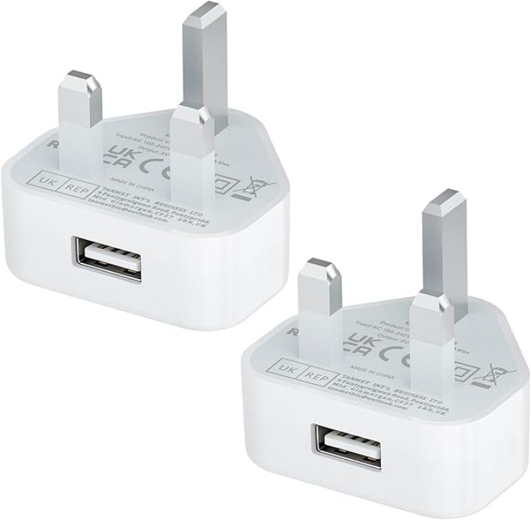 Picture of USB C and USB Plug UK Fast Charge,40W Multi USB Plug Fast Charger 20W Dual USBC Power Adapter i Phone Apple Type C Plugs with USB Port Head for iPhone 17 16 15 14 13 12 11 Pro Max Plus iPad 10th A16