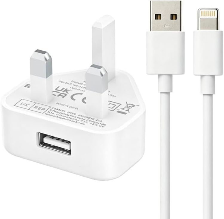Picture of USB C and USB Plug UK Fast Charge,40W Multi USB Plug Fast Charger 20W Dual USBC Power Adapter i Phone Apple Type C Plugs with USB Port Head for iPhone 17 16 15 14 13 12 11 Pro Max Plus iPad 10th A16