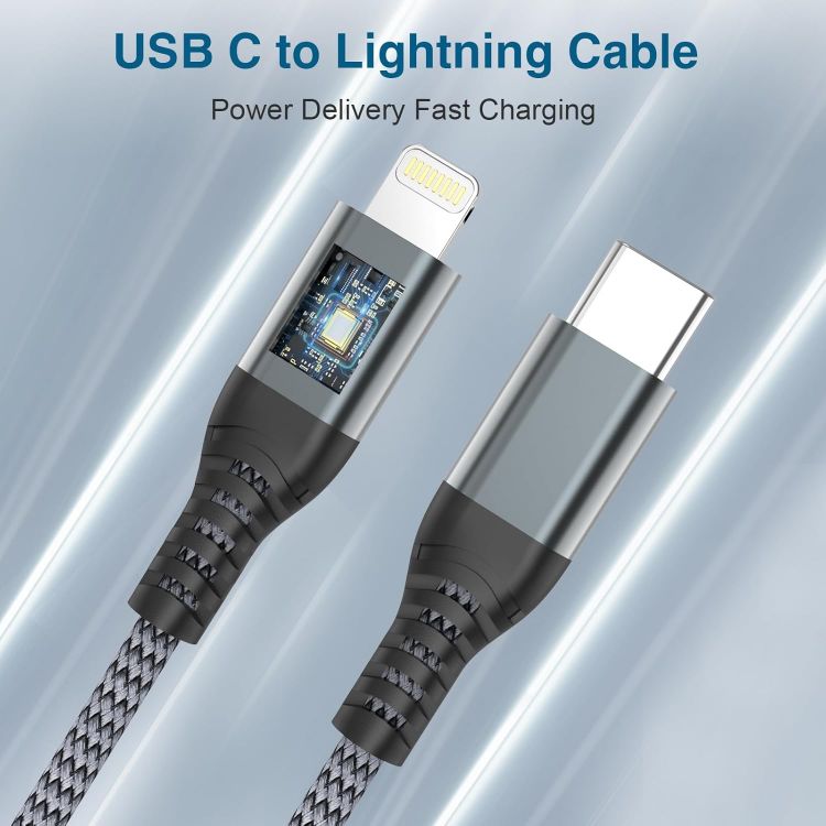 Picture of USB C to Lightning Cable 2Pack 1M Apple MFi Certified iPhone Charger Cable USB C Fast Charging Type C to Lightning Cable for iPhone 14 13 12 11 Pro Max X XR XS 8 Plus,iPad AirPods Pro