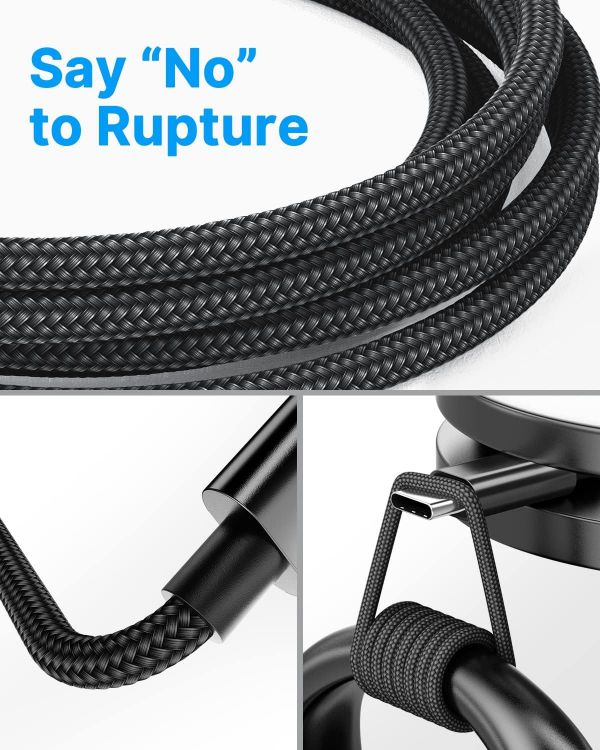 Picture of Yosou USB C Charger Cable 3M 2Pack USB A to USB C Type C Charger Fast Charging 3A Lead Nylon Braided for Samsung Galaxy S22 S21 S20 fe S10 A14 A13 A54,Huawei,Google Pixel 8 7 6 6a,Xiaomi, PS5,Switch