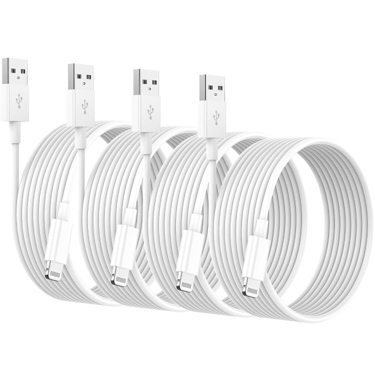 Picture of iPhone Charger Cable, 2Pack for Lightning to USB Cable MFi Certified 1M+2M,Charging Braided Lead for Apple iPhone 14 13 12 11 Pro Max/Pro XS XR X 8 7 6 Plus SE, for iPad