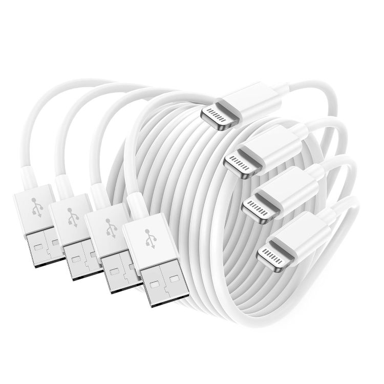 Picture of iPhone Charger Cable, 2Pack for Lightning to USB Cable MFi Certified 1M+2M,Charging Braided Lead for Apple iPhone 14 13 12 11 Pro Max/Pro XS XR X 8 7 6 Plus SE, for iPad