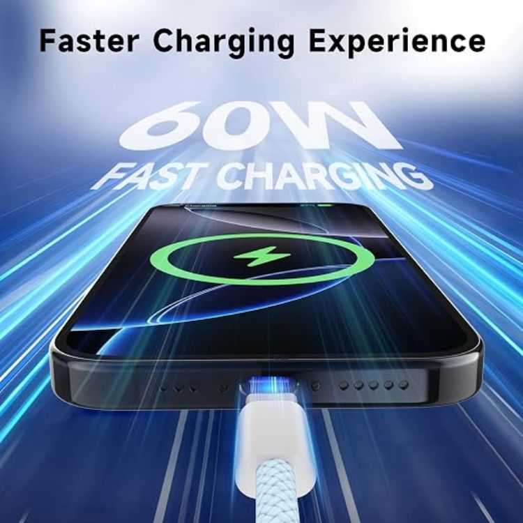 Picture of 3Pack 1M USB C to USB C Charging Cable for Apple iPhone 17/16/15 Charger Fast 3ft USBC to Type C Power Cord for iPhone 17/17 Pro/17 Pro Max/Air/16/16e/15，MacBook Air 13 inch/MacBook Pro