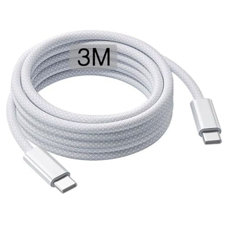Picture of Short 0.5M USB C to USB C Cable for IPhone 17/16/15,Fast Charger USB C for IPhone 17 Air/17e/16 Pro Max/15 Plus/16E,Charging Lead for iPad Pro 10/11th,Google Pixel 10/9/8/7,Samsung Galaxy Z Flip 6/5/4