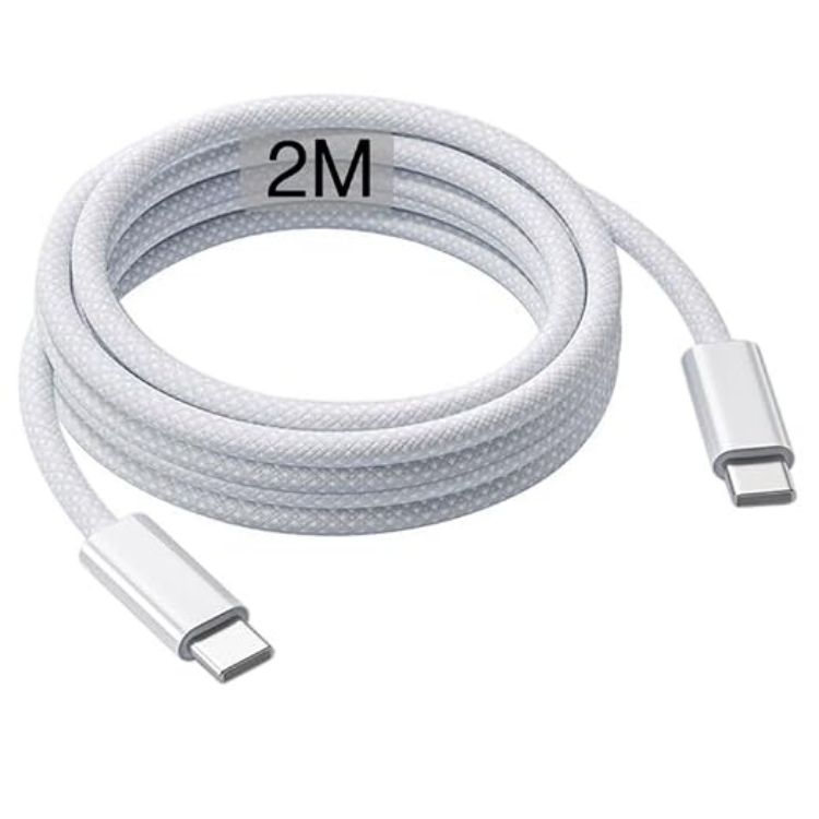 Picture of Short 0.5M USB C to USB C Cable for IPhone 17/16/15,Fast Charger USB C for IPhone 17 Air/17e/16 Pro Max/15 Plus/16E,Charging Lead for iPad Pro 10/11th,Google Pixel 10/9/8/7,Samsung Galaxy Z Flip 6/5/4