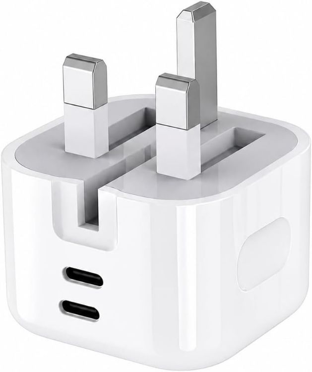 Picture of 45W Charger Plug For Sony Xperia 10 VI Dual PD Port USB C Foldable GaN Turbo Fast Charger Travel Friendly Universal Compact Power Adapter Plug