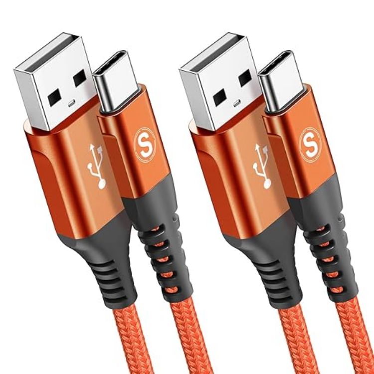 Picture of 2-Pack 2M USB C Cable 3.1A Fast Car Charger Cable Compatible for iPhone 17 air 16 15 Plus Pro Max, Samsung Flip/Fold 7 6 5 4 3 S26 S25 S24 S10 S20 S21 S22 S23 A16/15/14/13/12 A35/A34 A56/55/54, Pixel