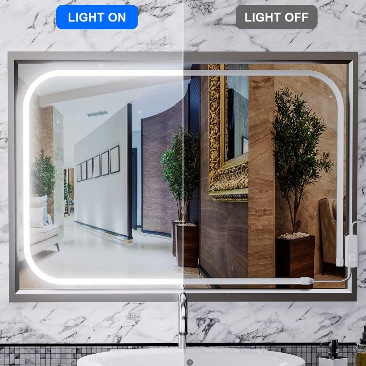 Picture of LED Vanity Mirror Lights, 6000K Dimmable Daylight White Vanity Light, 6.56FT Bright Vanity Makeup Light for Dressing Table Room, Bathroom [Energy Class A++]