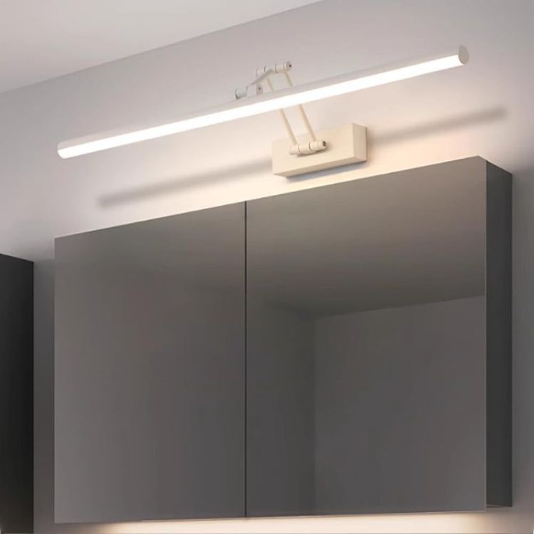 Picture of XINYASEE LED Bathroom Mirror Light, Indoor Wall Light, 180° Adjustable, 9-18W, Bathroom Lighting, Warm/Natural/White Light, for Living Room Bedroom (White, 40CM) [Energy Class E]